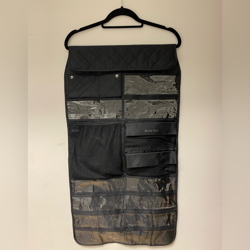 Mary Kay Black Double-sided Cosmetic/Jewelry Organizer